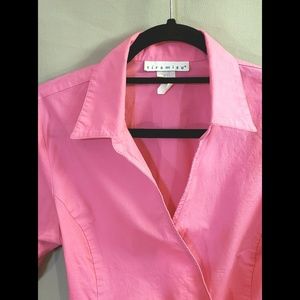 Pink Wrap Shirt
